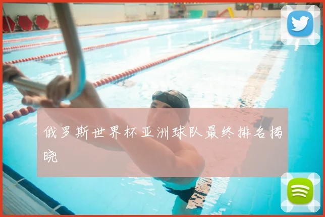 俄罗斯世界杯亚洲球队最终排名揭晓