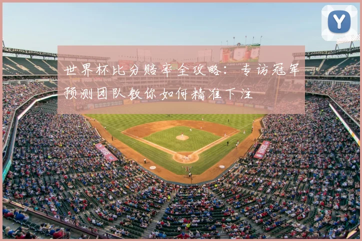 世界杯比分赔率全攻略:专访冠军预测团队教你如何精准下注